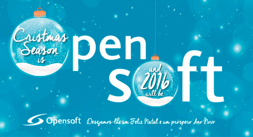 Desejamos-lhe um Feliz Natal e um próspero Ano Novo - Opensoft